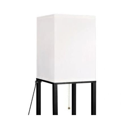 Põrandalamp riiulitega 1xE27/60W/230V must/valge