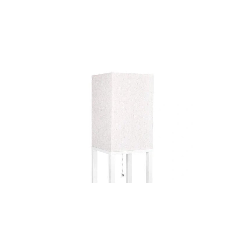 Põrandalamp riiulitega 1xE27/60W/230V valge