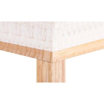 Põrandalamp riiulitega 1xE27/60W/230V valge/pruun