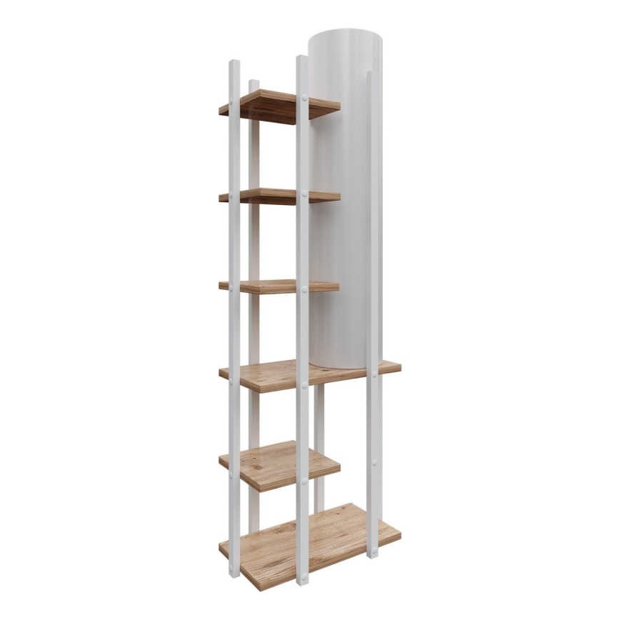 Põrandalamp riiulitega MODA DOR 1xE27/40W/230V valge/pruun