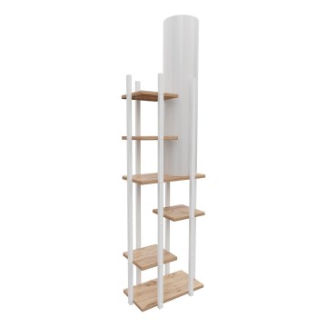 Põrandalamp riiulitega VOGUE 1xE27/40W/230V 160 cm valge