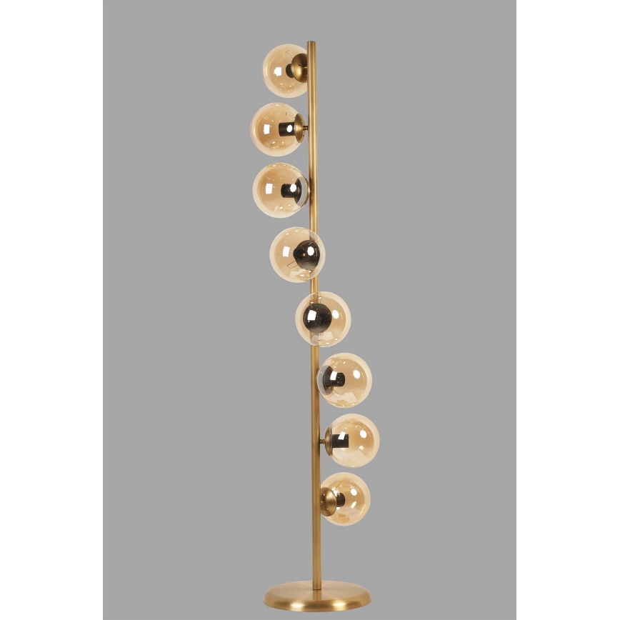 Põrandalamp SIMAY 8xE27/40W/230V kuldne