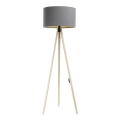 Põrandalamp STANDART 1xE27/60W/230V hall/beež