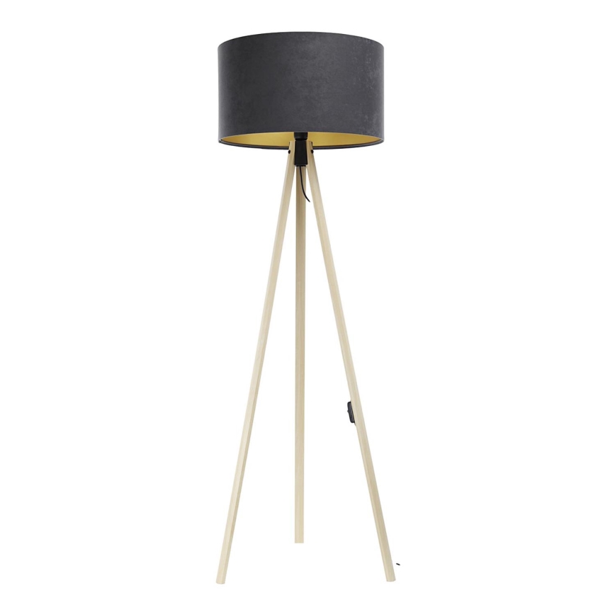Põrandalamp STANDART 1xE27/60W/230V hall/beež