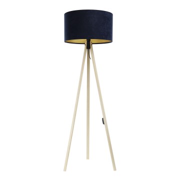 Põrandalamp STANDART 1xE27/60W/230V sinine/beež