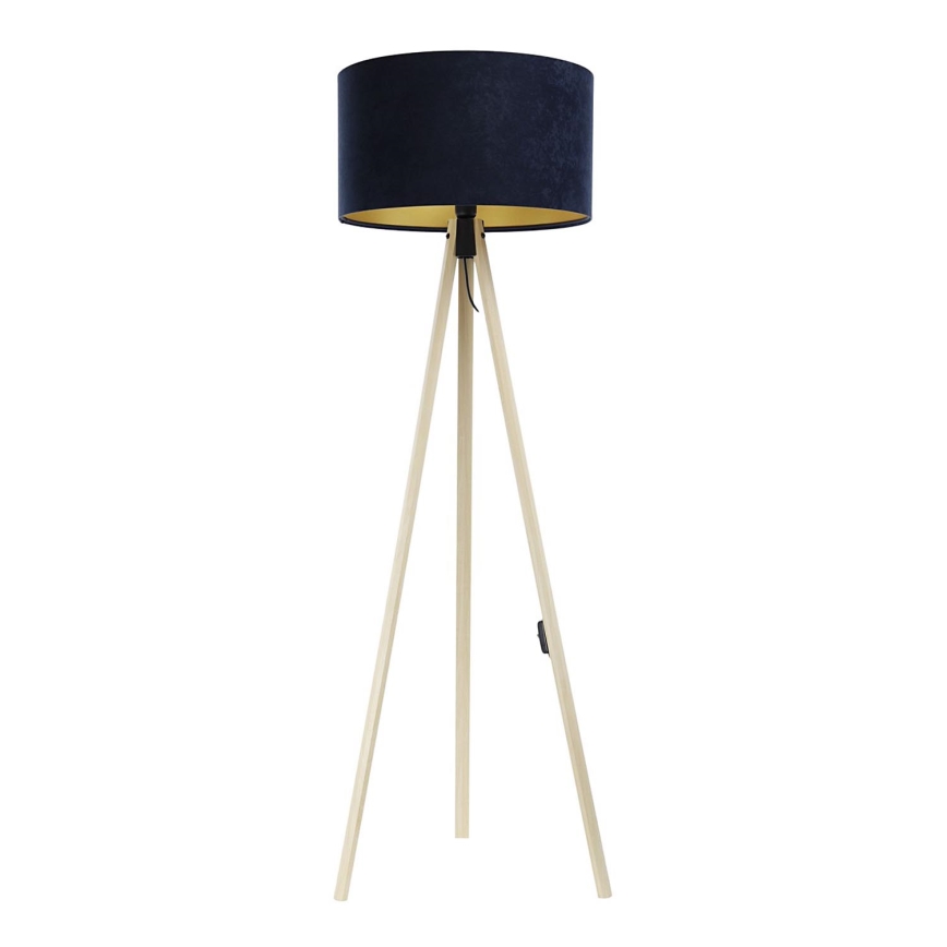 Põrandalamp STANDART 1xE27/60W/230V sinine/beež
