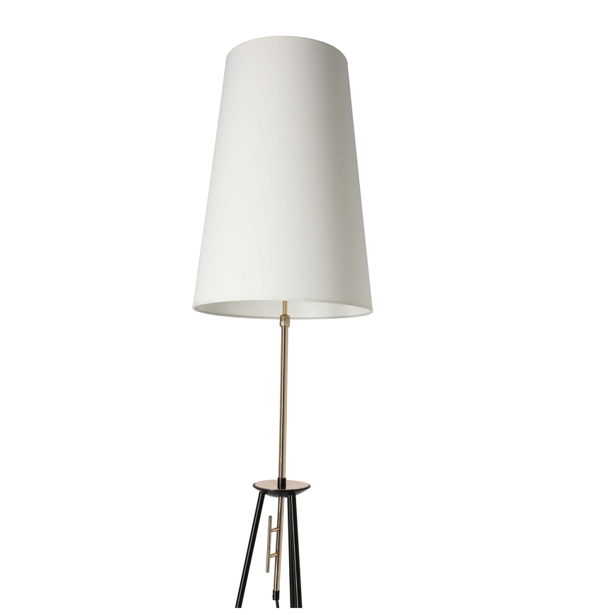 Põrandalamp TAFLO 1xE27/60W/230V valge/must/kuldne