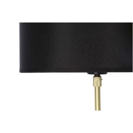Põrandalamp TEGOLA 1xE27/60W/230V must/kuldne