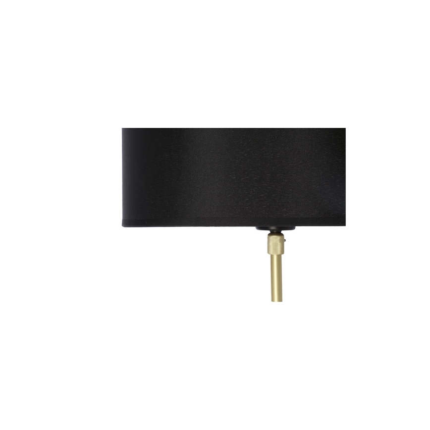 Põrandalamp TEGOLA 1xE27/60W/230V must/kuldne
