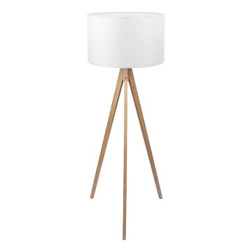 Põrandalamp TREVISO 1xE27/25W/230V valge/kroom
