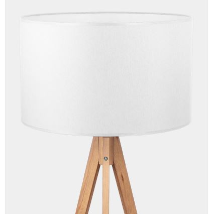 Põrandalamp TREVISO 1xE27/25W/230V valge/kroom