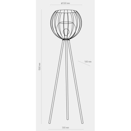 Põrandalamp UNIVERSO 1xE27/60W/230V