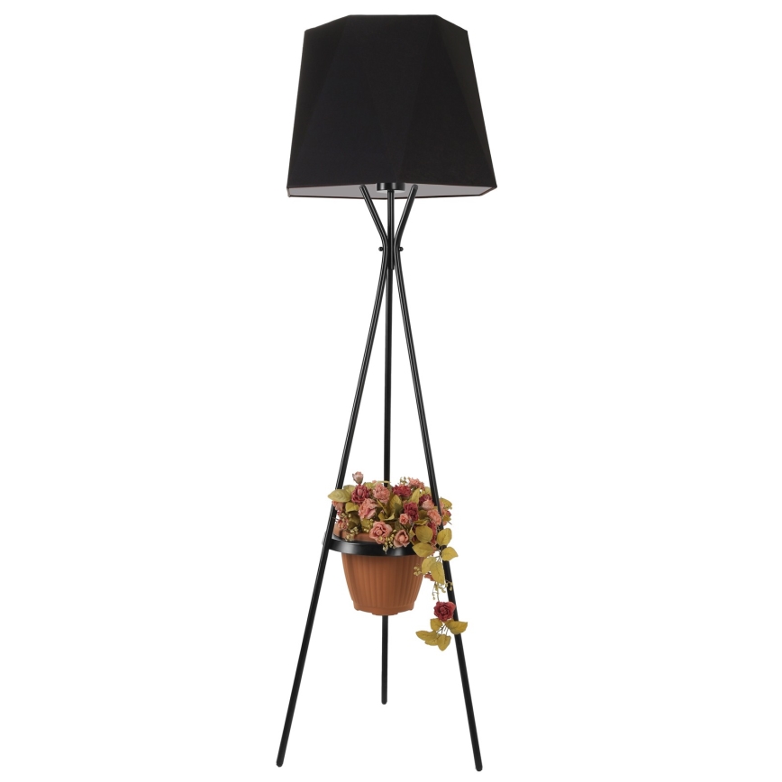 Põrandalamp VENEDIK 1xE27/60W/230V must