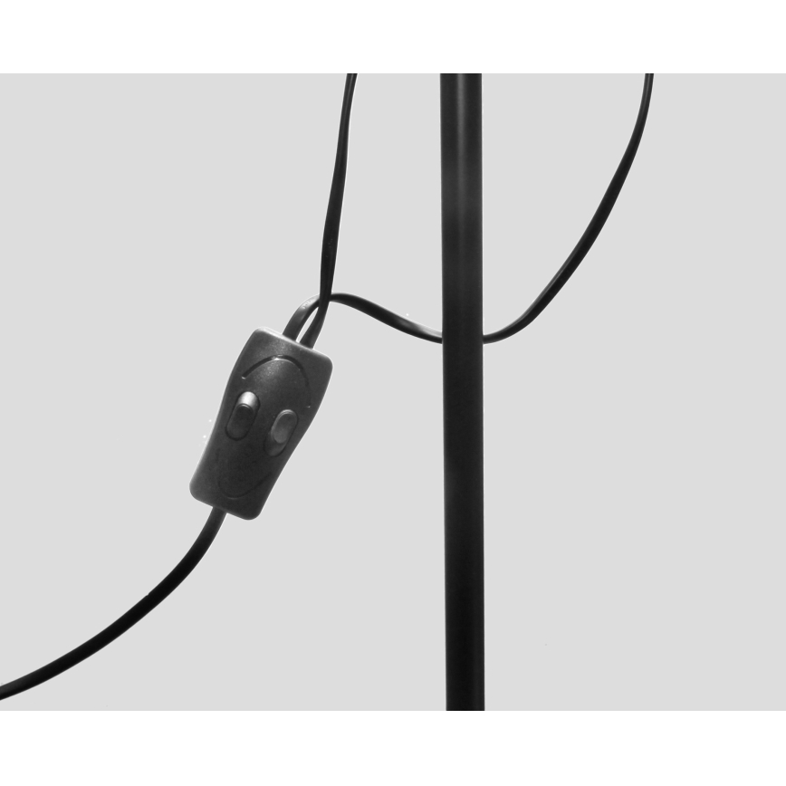 Põrandalamp WENDY 1xE27/100W/230V + 1xE14/40W must