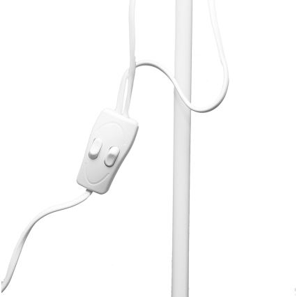 Põrandalamp WENDY 1xE27/100W/230V + 1xE14/40W valge