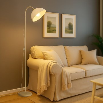 Põrandalamp ZACK 1xE27/15W/230V beež