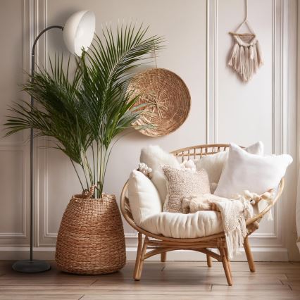 Põrandalamp ZACK 1xE27/15W/230V must