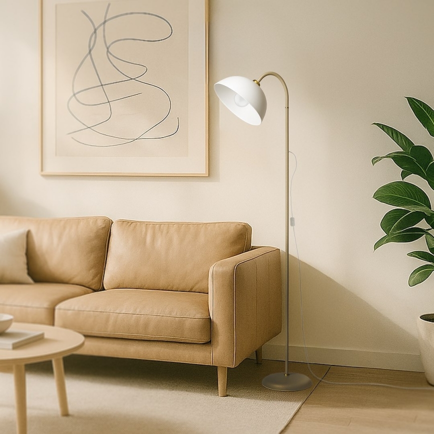 Põrandalamp ZACK 1xE27/60W/230V beež