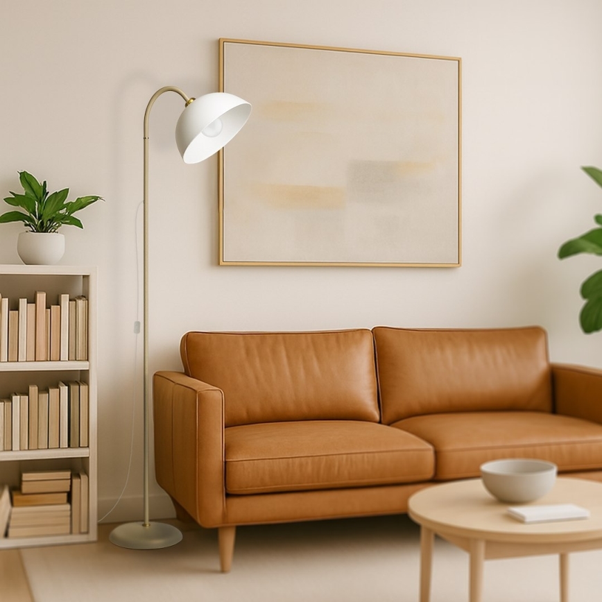 Põrandalamp ZACK 1xE27/60W/230V beež