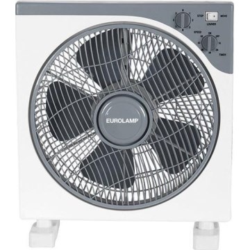 Põrandatuuluti 45W/230V läbimõõt 37 cm valge/hall