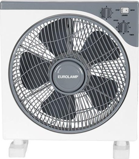 Põrandatuuluti 45W/230V läbimõõt 37 cm valge/hall