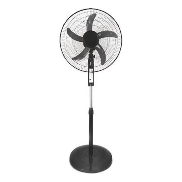 Põrandaventilaator 60W/230V, läbimõõt 50 cm, must + kaugjuhtimispult