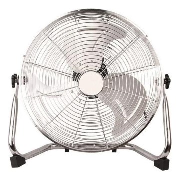 Põrandaventilaator 90W/230V, läbimõõt 40 cm, läikiv kroomviimistlus