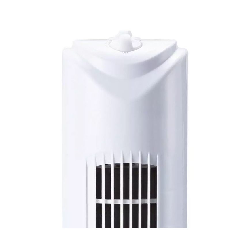 Põrandaventilaator taimeriga 45W/230V valge