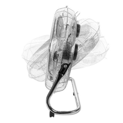 Põrandaventilaator VIENTO 200W/230V, läikiv kroom