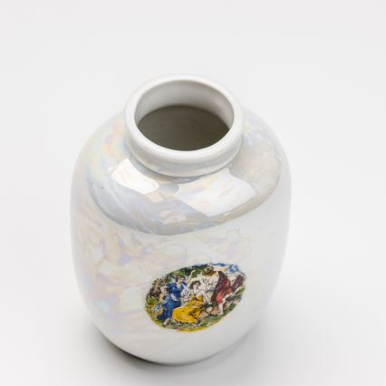 Portselanist vaas 12,5x9 cm pärl valge gracie