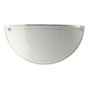 Prezent 1421 NS - Asendusklaas seinavalgustile DISC E27 12,5x25 cm valge