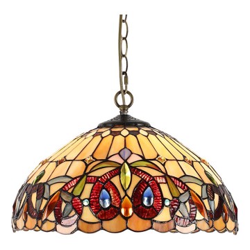 Prezent 1704 - Lühter TIFFANY 2xE27/60W/230V