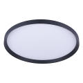 Prezent 17311 - ADRA LED laevalgusti LED/42W/230V + LED/13W 3000/4000/6000K, läbimõõt 48,5 cm, must