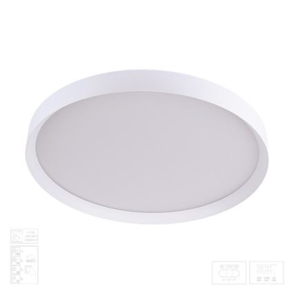 Prezent 17314 - hämardatav LED-laevalgusti MAYSA LED/42W/230V 3000/4000/6000K läbimõõt 48,5 cm valge