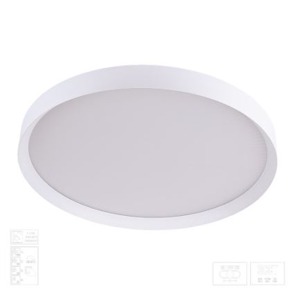 Prezent 17316 - LED-hämardatav laevalgusti MAYSA LED/72W/230V 3000/4000/6000K läbimõõt 77 cm valge