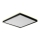 Prezent 27311 - LED Laevalgusti vannituppa CORDIA SQ LED/12W/230V 3000/6000K IP54 must