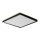 Prezent 27315 - LED Laevalgusti vannituppa CORDIA SQ LED/24W/230V 3000/6000K IP54 must