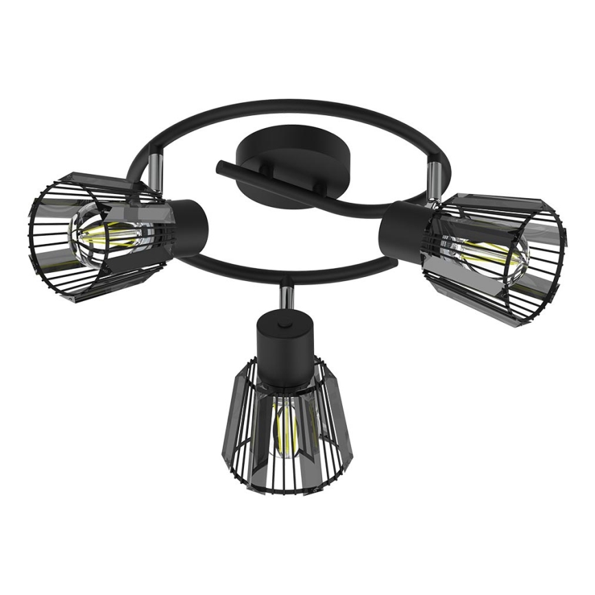 Prezent 27518 - Kohtvalgusti PONTEO 3xE27/40W/230V must