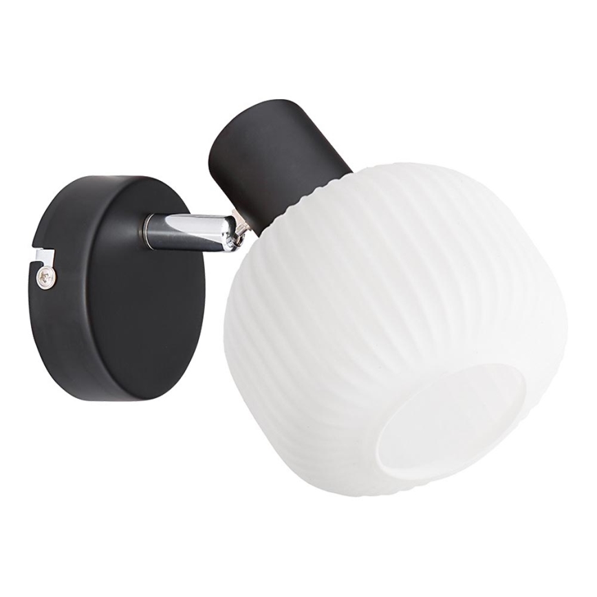 Prezent 27519 - Kohtvalgusti seinale ARYA 1xE14/40W/230V must/valge