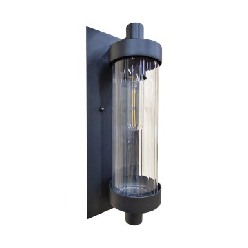 Prezent 28213A - Väli seinavalgusti VERTICA 1xE27/35W/230V IP54 must