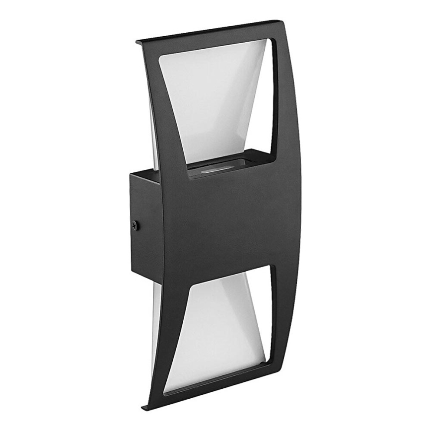 Prezent 31310 - LED Väli seinavalgusti OZZ 2xLED/4W/230V IP44 must