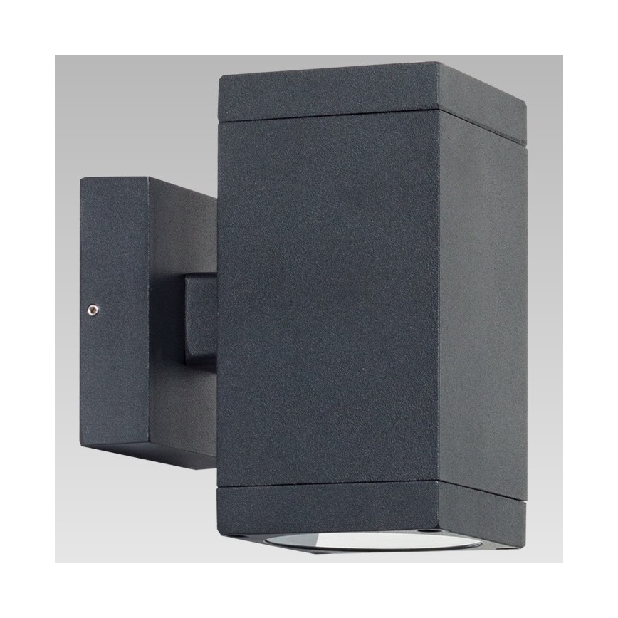 Prezent 39034 - Väli seinavalgusti RETO SQ 2xGU10/35W/230V IP54