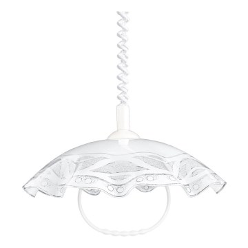 Prezent 44 - Allatõmmatav lühter LYRA GLASS 1xE27/60W/230V