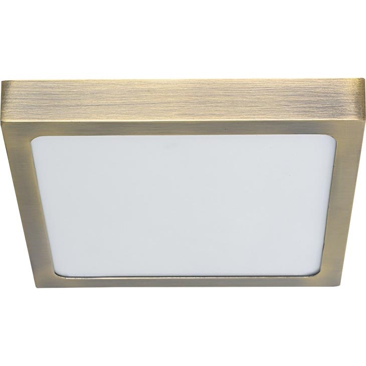 Prezent 49063 - LED Laevalgusti LENYS LED/15W/230V 4000K 17,5x17,5 cm messing