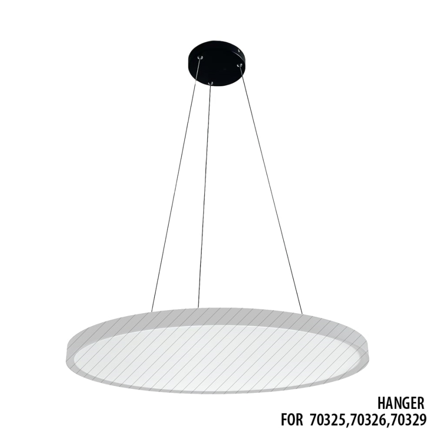 Prezent 70330 - Toitejuhe 3 juhtmega TRIMO 15x100 cm must