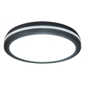 Prezent 70334 - GARDEN LED hämardatav välistingimustesse sobiv laevalgusti LED/20W/230V 3000/4000/6000K IP65 läbimõõt 23 cm must