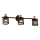 Prezent 75469 - Kohtvalgusti seinale ANTARES 3xE14/40W/230V must/vask
