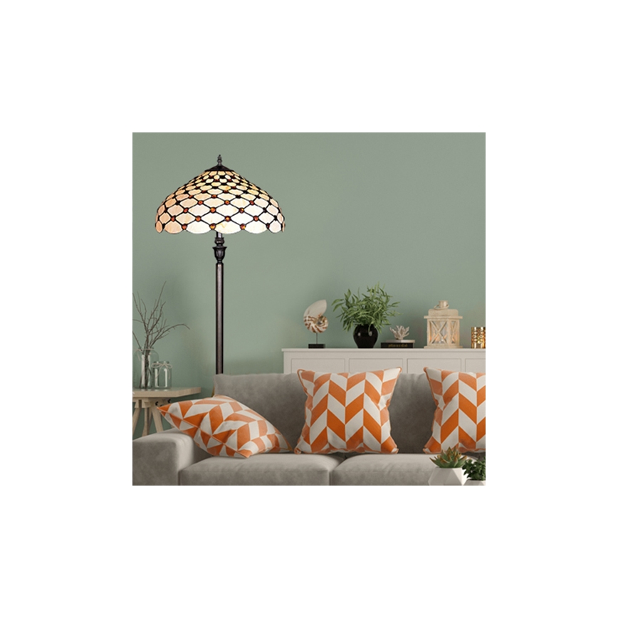 Prezent 76 - Põrandalamp TIFFANY 2xE27/60W
