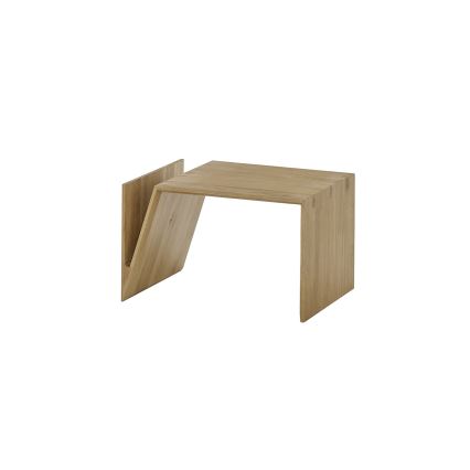 Kohvilaud PRISM 60x40 cm, tamm, vertikaalse/horisontaalse reguleerimise võimalusega