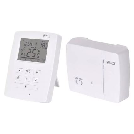 Programmeeritav termostaat 230V+2xAA